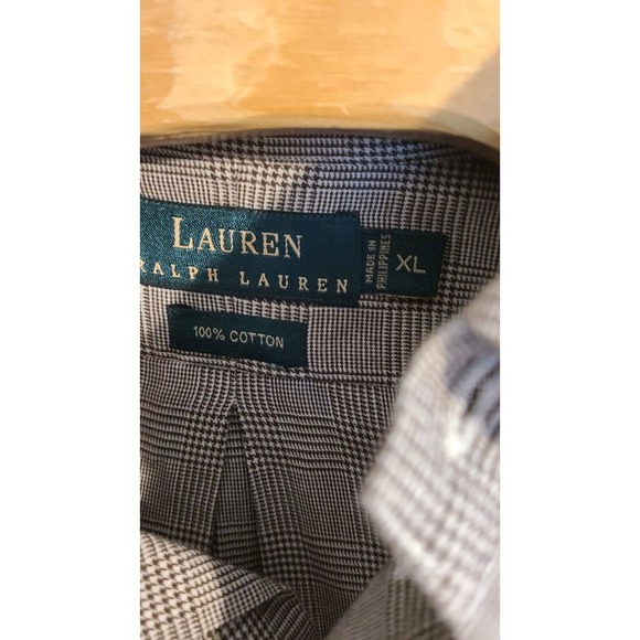 Ralph Lauren Shirt Mens XL Button Down 100% Cotton Crest - Picture 4 of 4